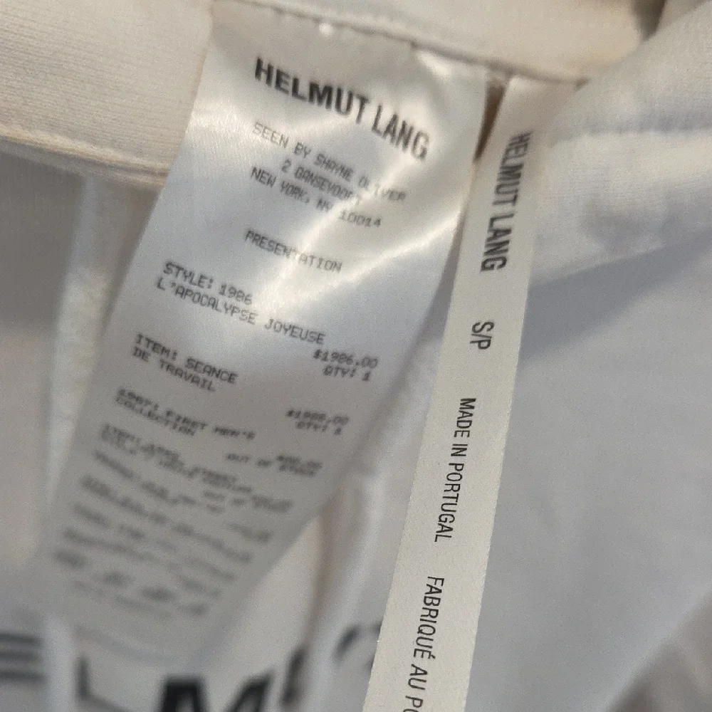 Helmut Lang Off-White Hoodie for Men - Picture 9 of 10